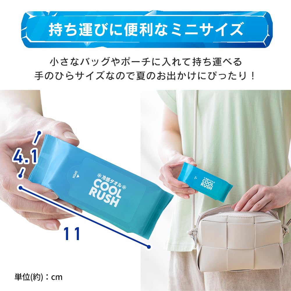 Amazon.co.jp: 冷感タオル クールラッシュ ポケットタイプ CLTP-86P